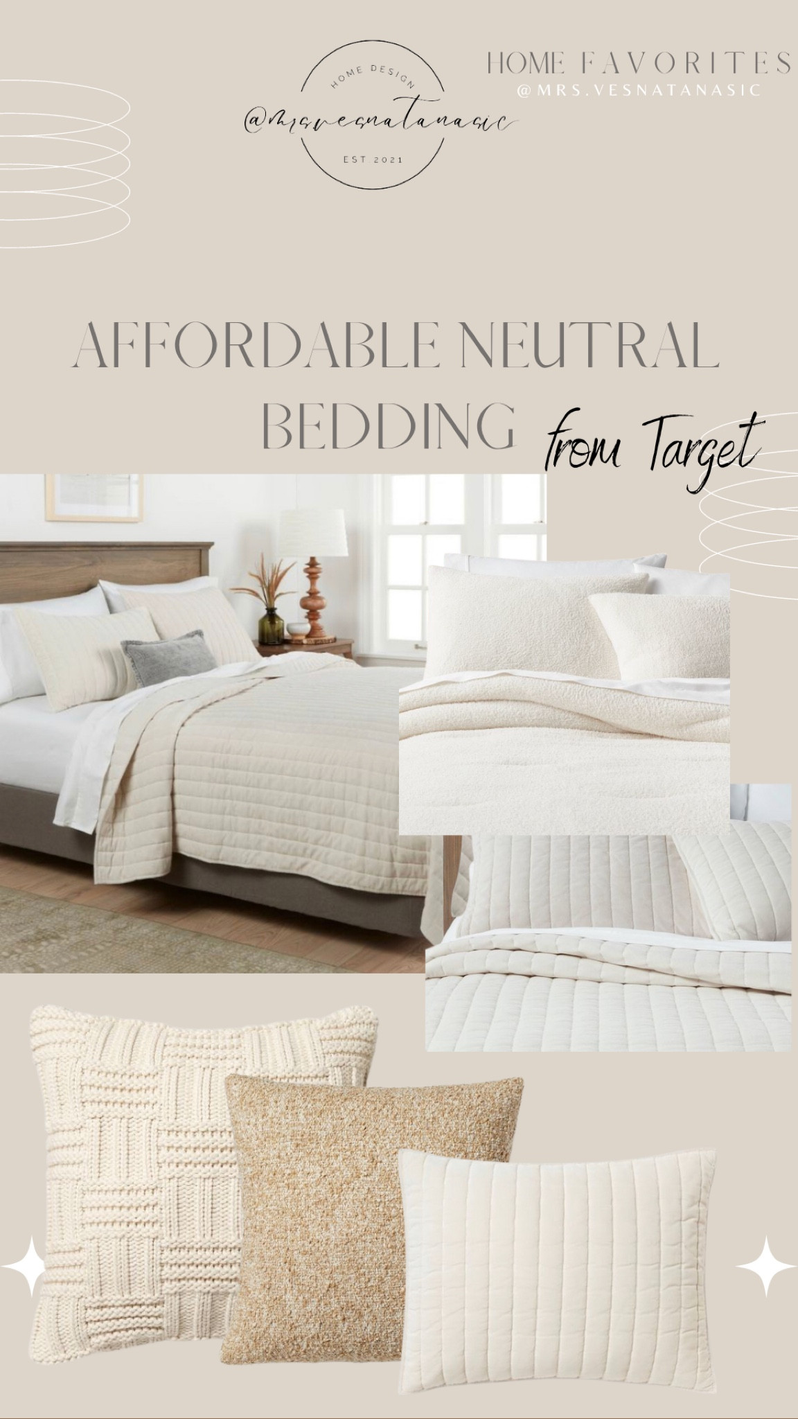 Affordable neutral bedding from Target! I love this bedding so much! I think this is what I will order for our guest bedroom.

Follow @mrs.vesnatanasic on Instagram for daily home decor, interior design, styling & daily inspiration weekend sale, studio mcgee x target new arrivals, coming soon, new collection, fall collection, spring decor, console table, bedroom furniture, dining chair, counter stools, end table, side table, nightstands, framed art, art, wall decor, rugs, area rugs, target finds, target deal days, outdoor decor, patio, porch decor, sale alert, dyson cordless vac, cordless vacuum cleaner, tj maxx, loloi, cane furniture, cane chair, pillows, throw pillow, arch mirror, gold mirror, brass mirror, vanity, lamps, world market, weekend sales, opalhouse, target, jungalow, boho, wayfair finds, sofa, couch, dining room, high end look for less, kirkland’s, cane, wicker, rattan, coastal, lamp, high end look for less, studio mcgee, mcgee and co, target, world market, sofas, couch, living room, bedroom, bedroom styling, loveseat, bench, magnolia, joanna gaines, pillows, pb, pottery barn, nightstand, cane furniture, throw blanket, console table, target, joanna gaines, hearth & hand, arch, cabinet, lamp, cane cabinet, amazon home, world market, arch cabinet, black cabinet, crate & barrel, neutrals, Target, bedding. 

#LTKSeasonal #LTKhome #LTKsalealert