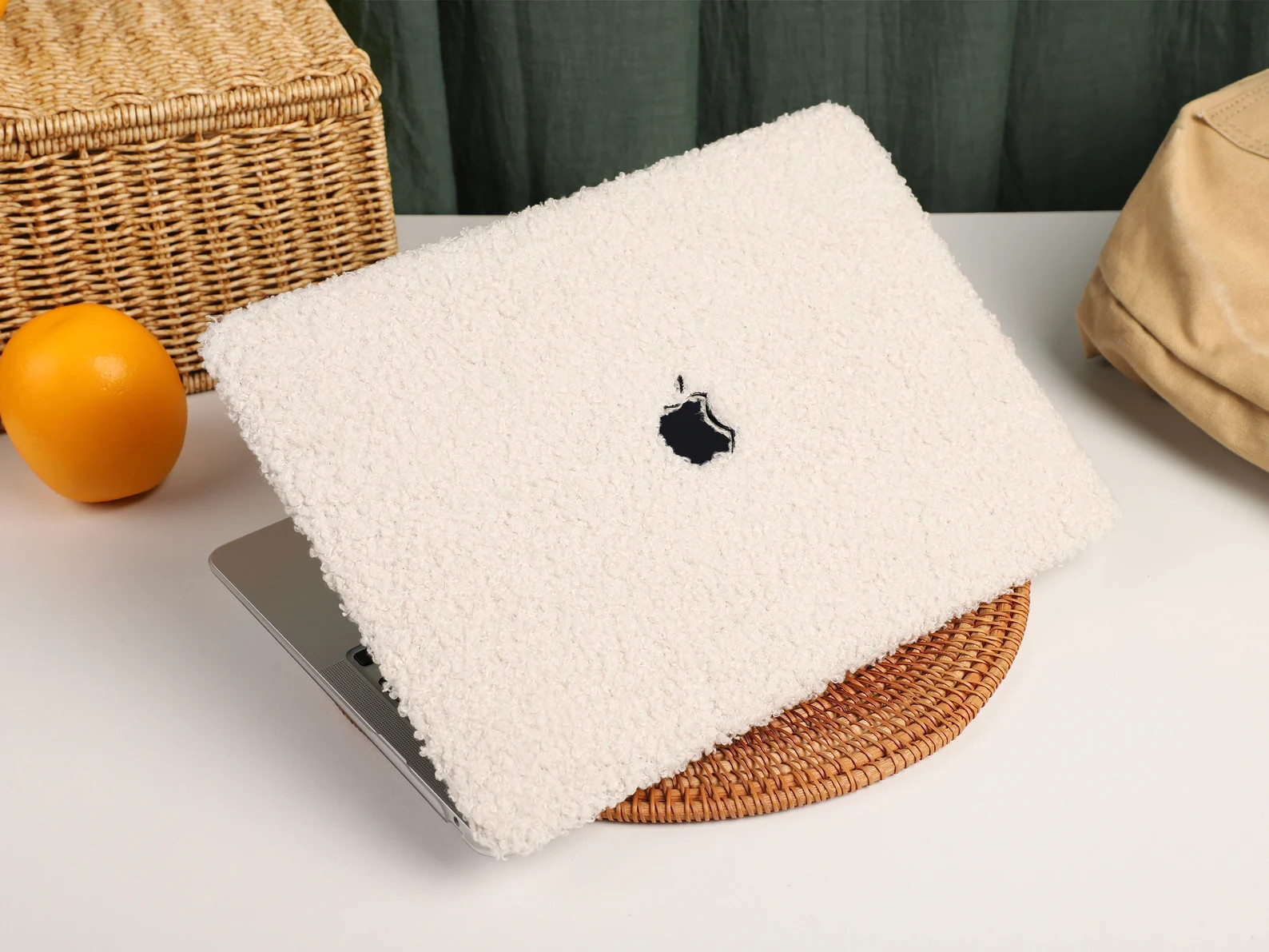 Beige Plush MacBook Case Protect Cover for MacBook Pro 14 Case MacBook Air 13 Case Pro 13 Case, P... | Etsy (US)