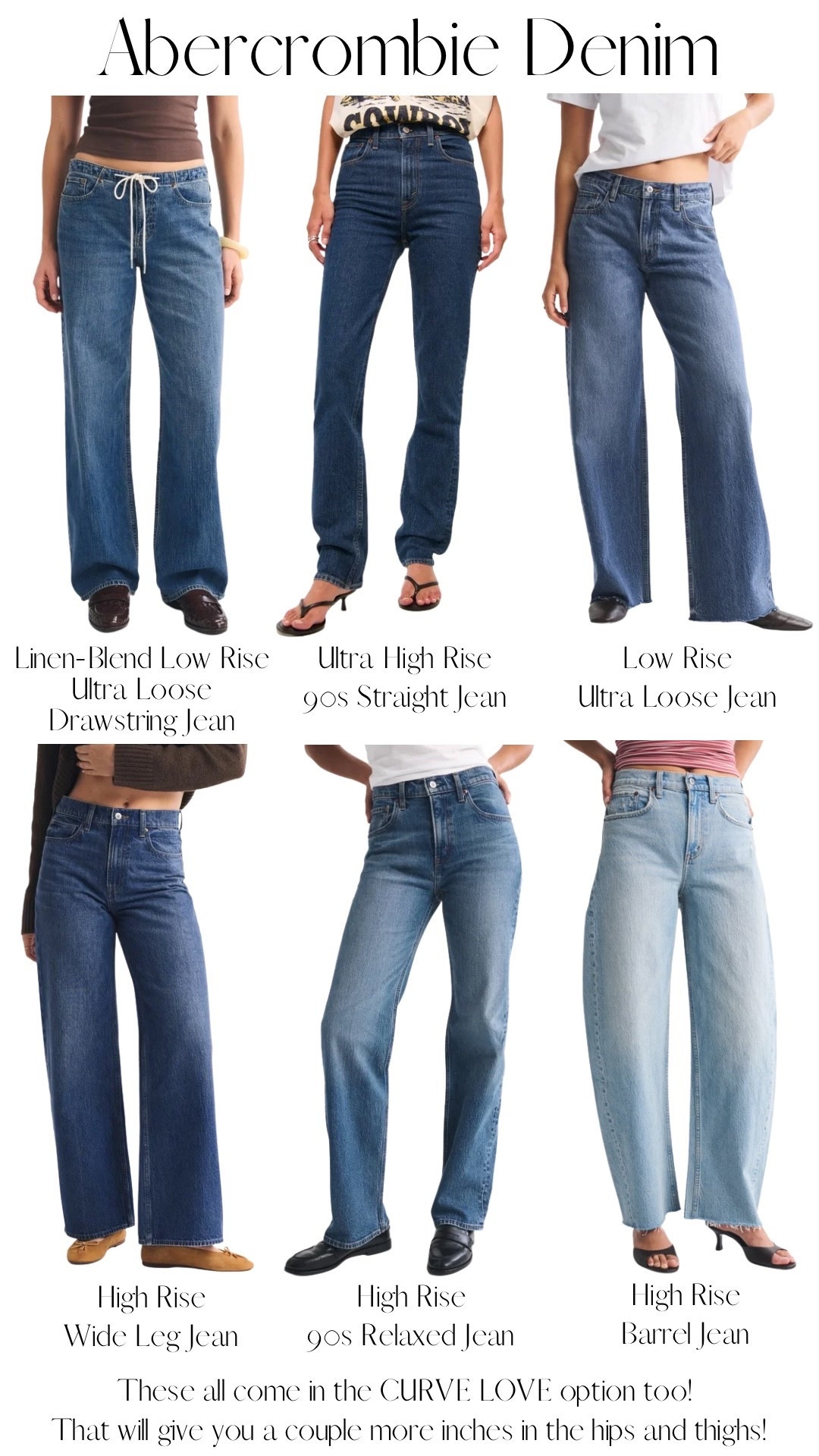 The Abercrombie denim sale is here so that means you can get new jeans for 25 to 50% off, plus use code: DENIMAF to save an extra 15%!! ￼

#LTKSaleAlert #LTKgrwm #LTKootd