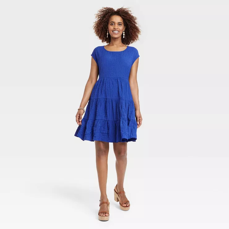 Women's Short Sleeve A-Line Dress - Knox Rose™ | Target