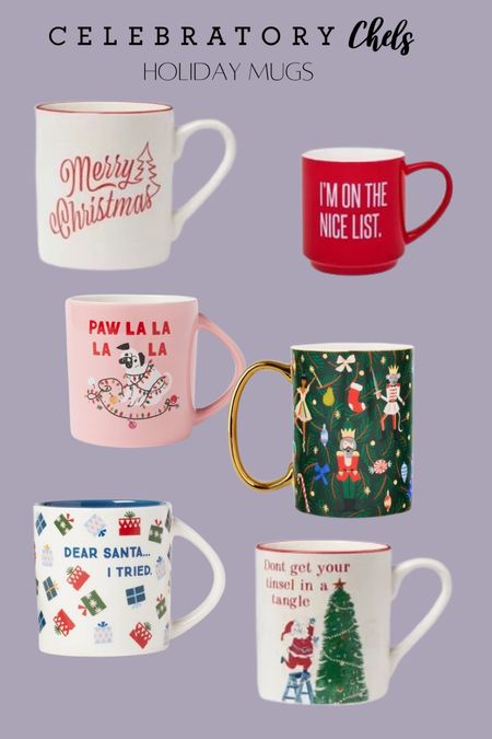 Christmas mugs
Holiday decor
Gift ideas
Gifts for everyone
Kitchen
Home 

#LTKSeasonal #LTKHoliday #LTKGiftGuide