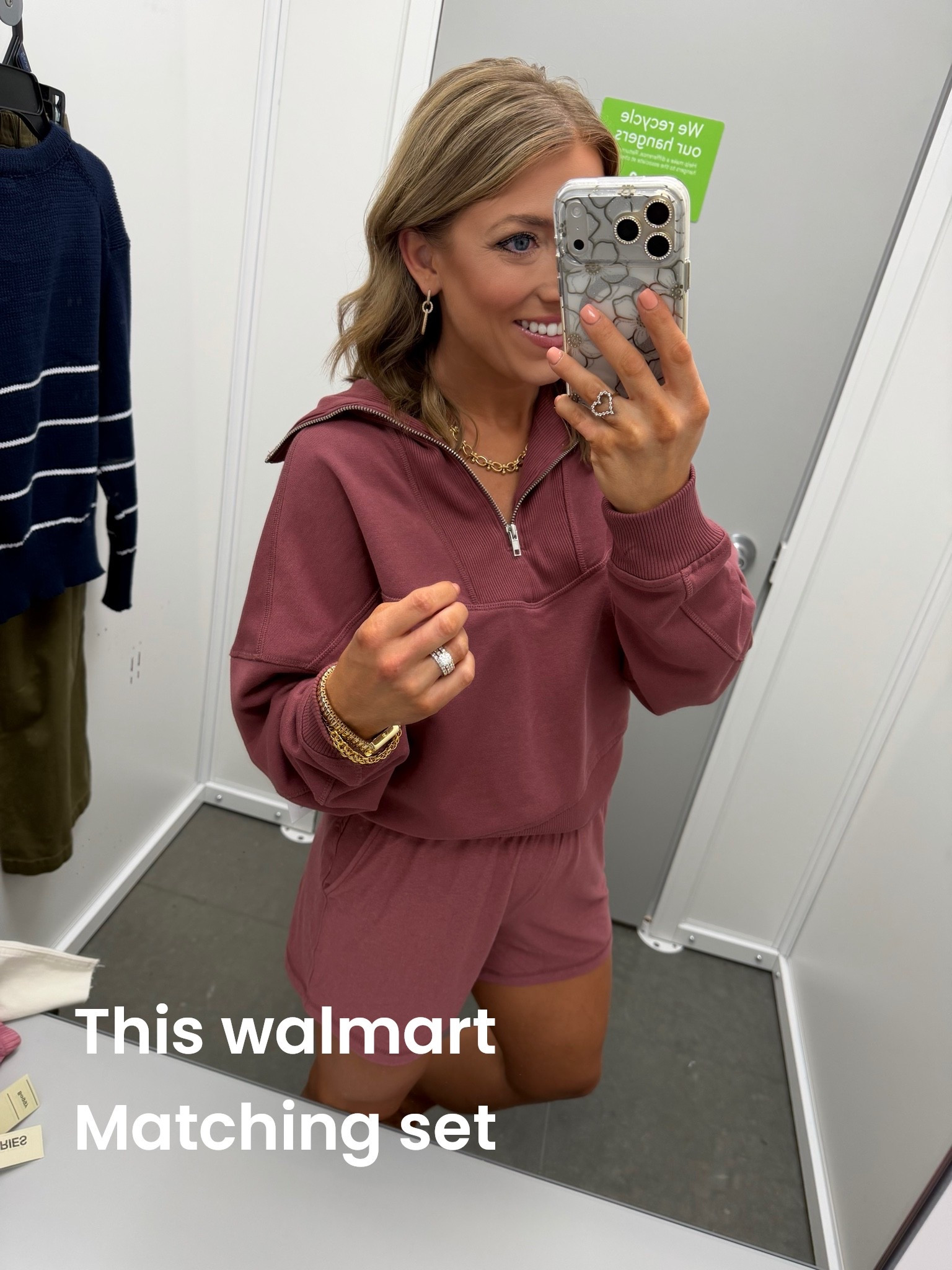This matching Walmart lounge set is officially a new favorite! 💕 The soft half-zip sweatshirt paired with the matching shorts creates the easiest outfit that looks effortlessly put together. Perfect for travel days, morning coffee runs, lounging at home, or casual weekends.

I love finding affordable Walmart fashion that feels high-end while still being incredibly comfortable. This is definitely one of those sets you’ll want in multiple colors!

#WalmartFashion #WalmartFinds #MatchingSet #LoungeSet #HalfZip #TravelStyle #CasualFashion #ComfyStyle #WeekendWear #AthleisureStyle #AffordableFashion #OOTD #EverydayStyle #WalmartStyle #FashionFinds

#LTKootd #LTKPetite