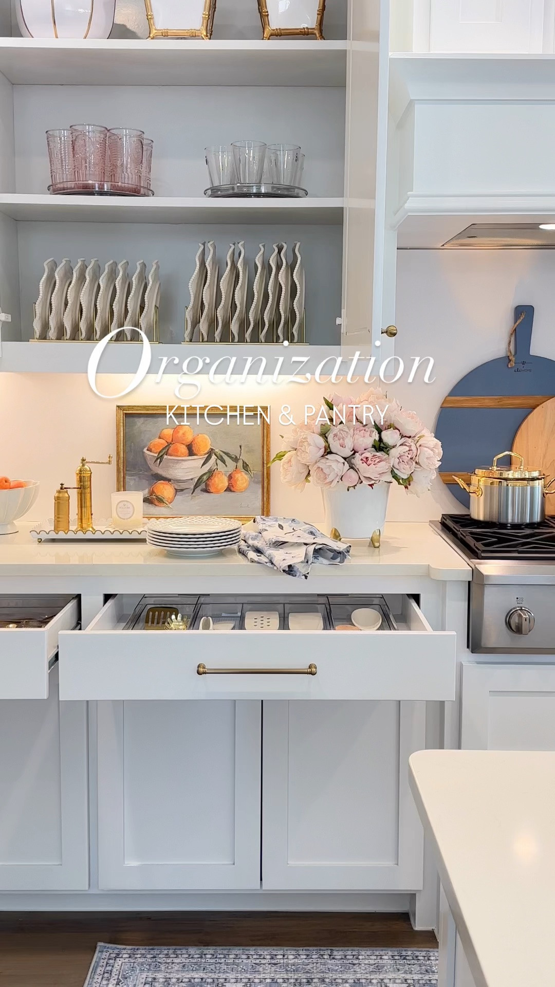Kitchen organization kitchen decor styling summer decor
