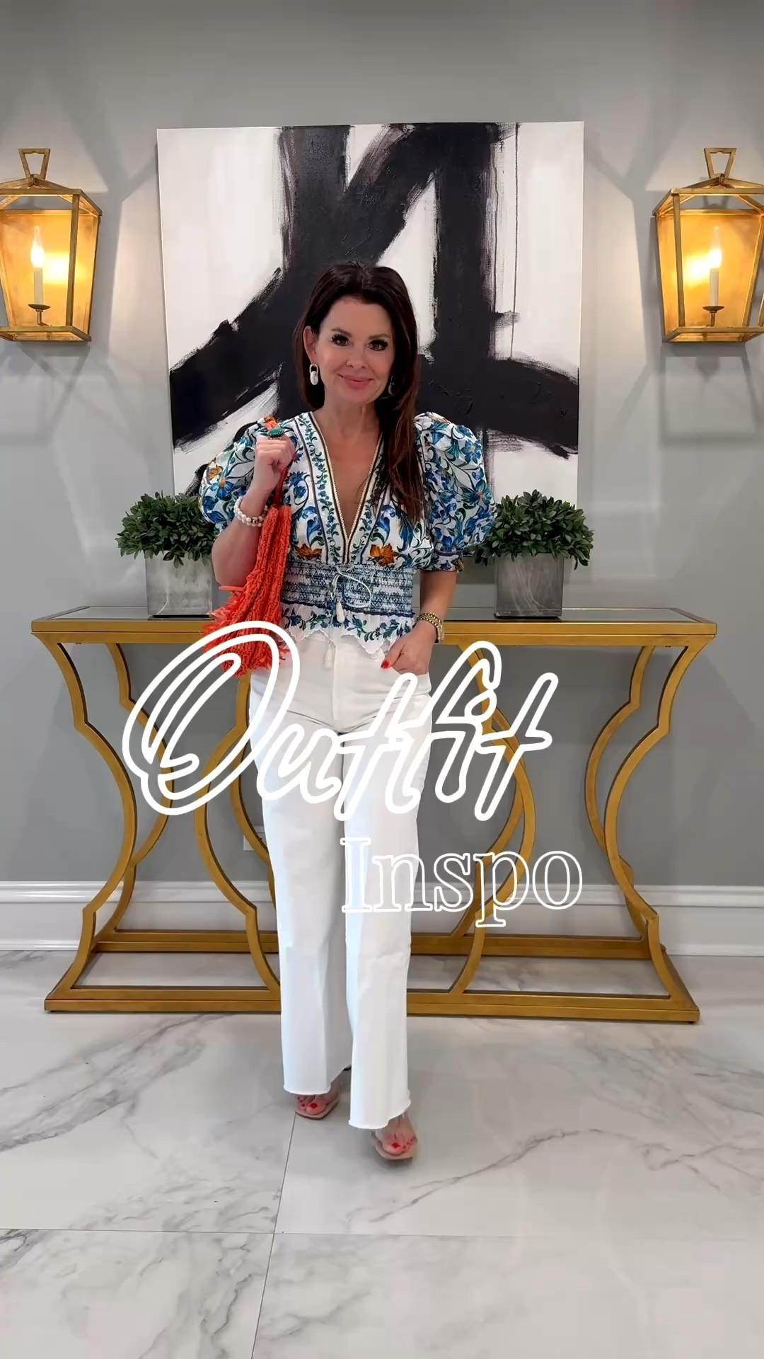 Cute outfit for spring or summer or that European vacation you have planned. Loving farm Rio pieces this season! And these jeans are a must have!!

#LTKootd #LTKgrwm