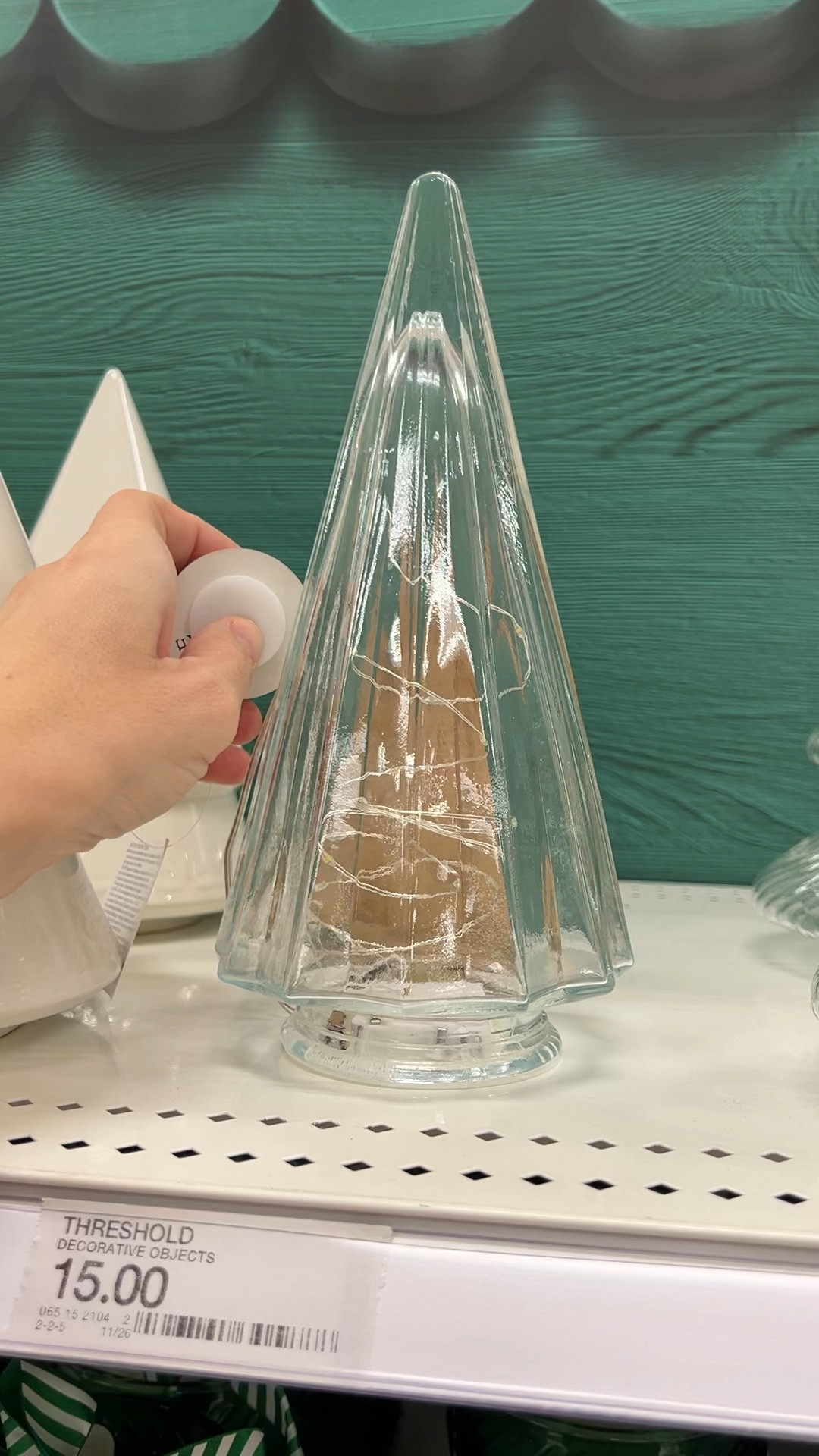 I’ve realized over the years the best holiday decor lights up! Ideally with a built in timer. This little glass tree at Target will add a soft glow to any decor. 

#LTKFindsUnder50 #LTKHoliday #LTKHome
