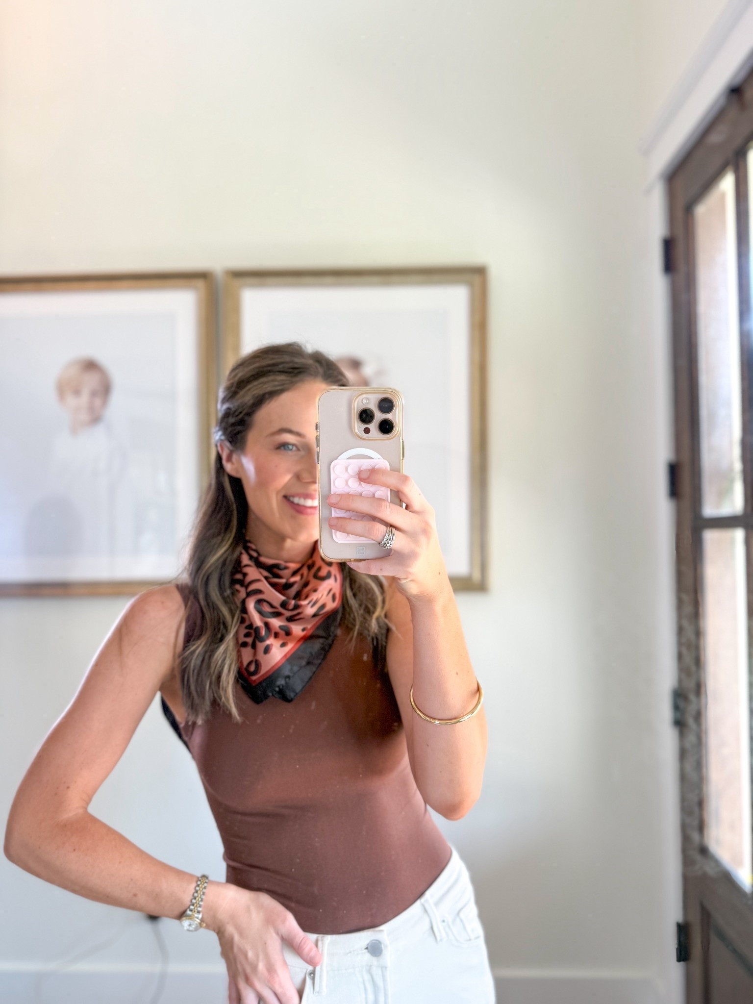Fall scarf! These are such a hit and easy way to elevate any outfit! I paired mine with this easy seamless tank! 

#LTKSeasonal #LTKFindsUnder50
