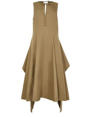 Wrap dress in cotton - LOEWE | 24S US