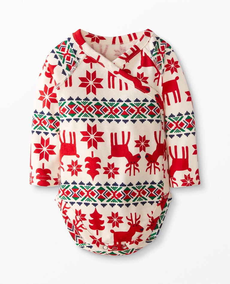 Baby Print Side Snap Bodysuit In Organic Cotton | Hanna Andersson