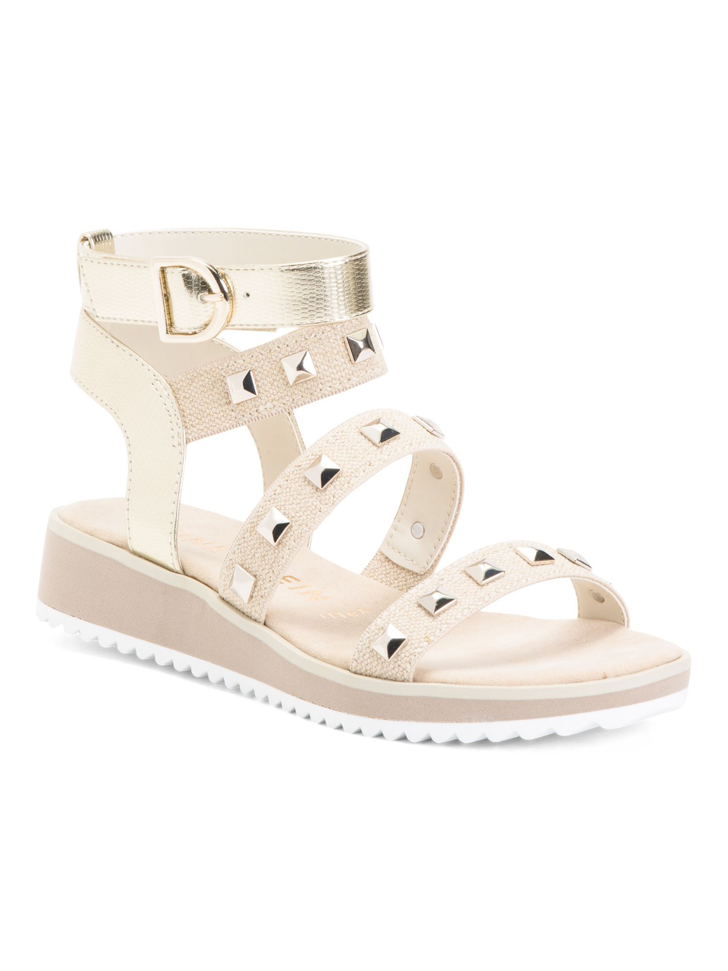 Comfort Flat Studded Sandals | Women's Shoes | Marshalls | Marshalls