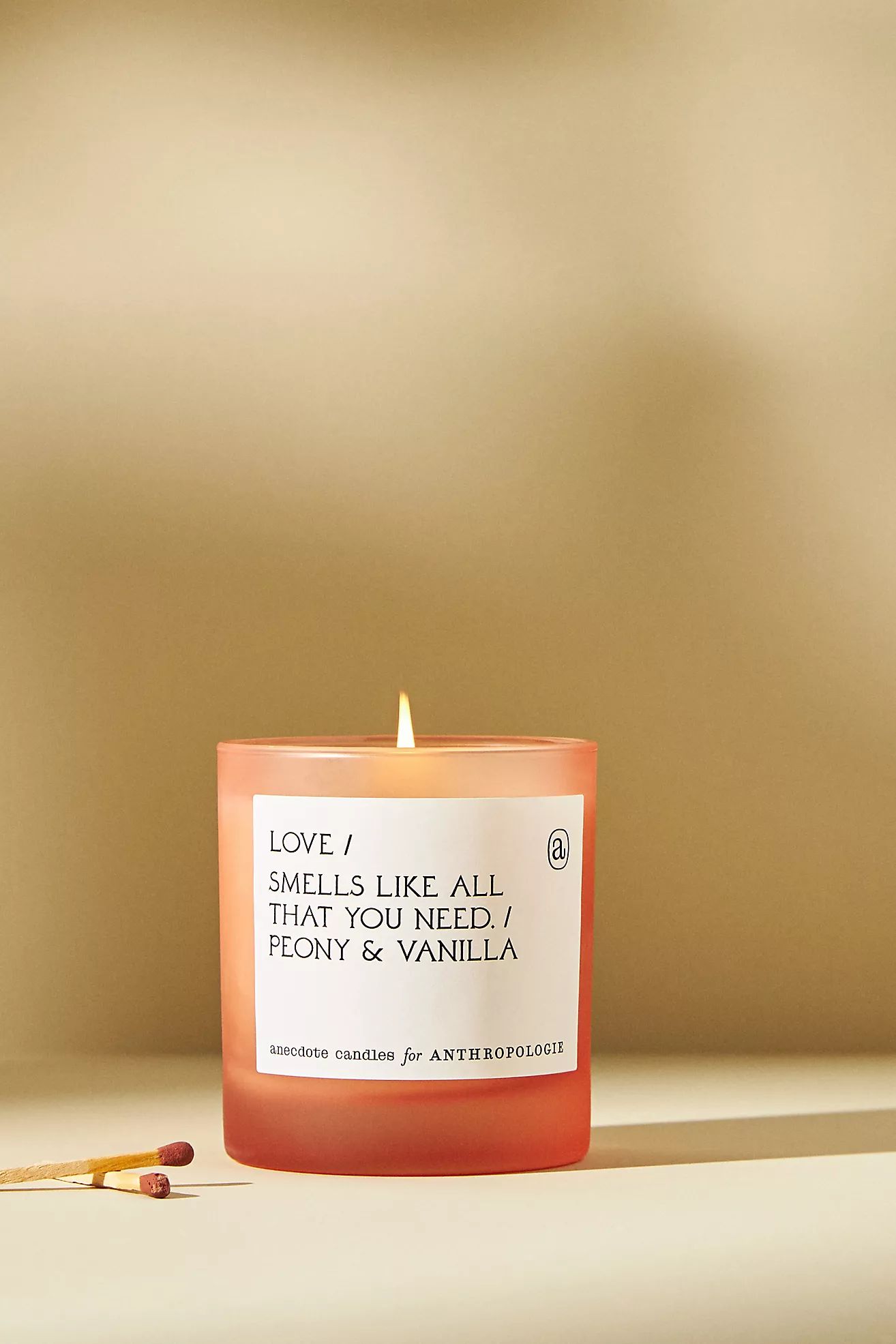 Anecdote Love Glass Jar Candle | Anthropologie (US)