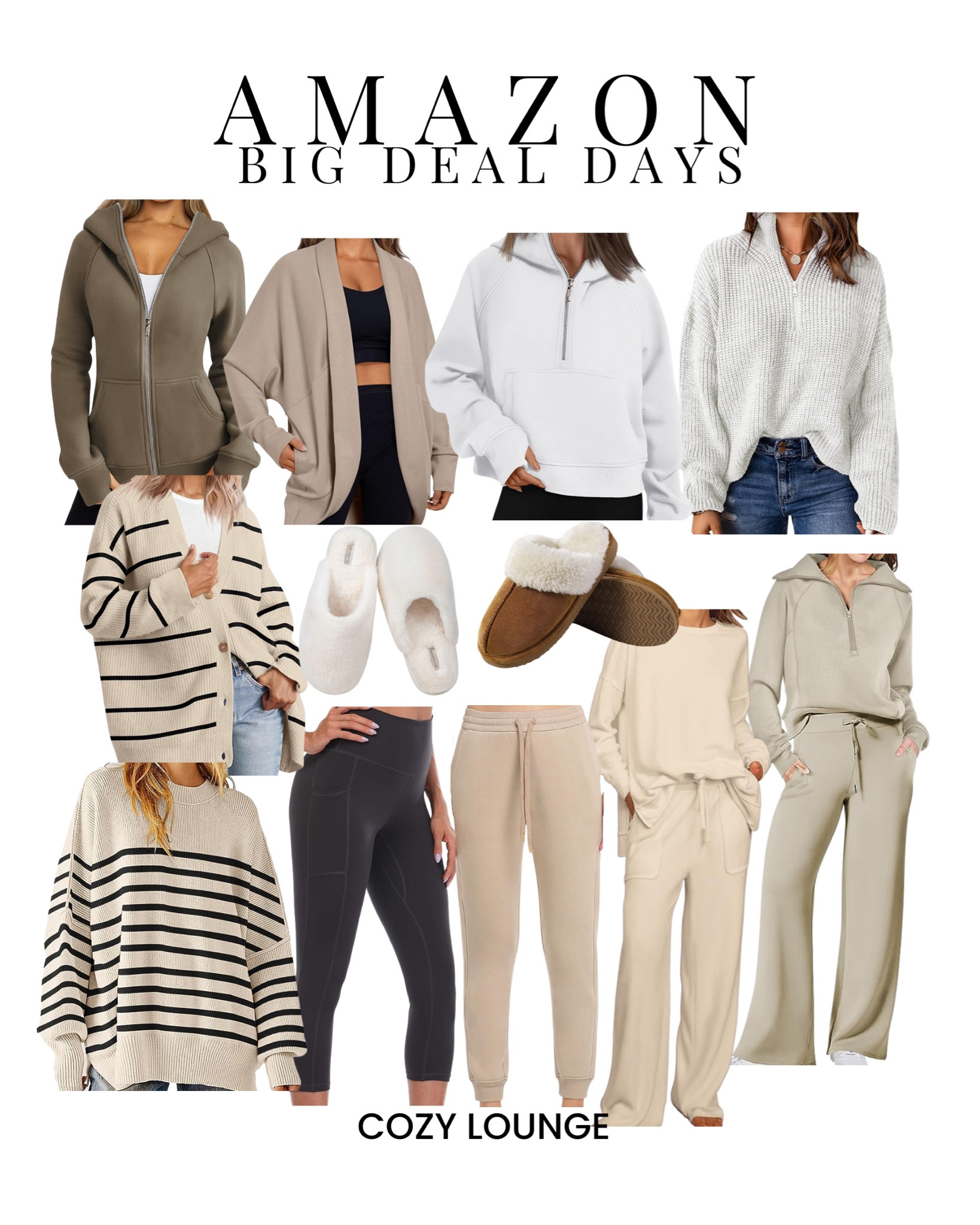 Amazon prime day / Amazon lounge wear / neutral lounge / winter sweaters / winter cardigan / prime day deals

#LTKxPrime #LTKsalealert #LTKSeasonal