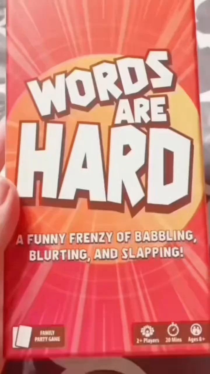 This ‘Words Are Hard’ game is my go-to for hilarious game nights with friends and family — it’s a total laugh fest! #LTKStorytime, #LTKFoodie, #LTKHome 

 