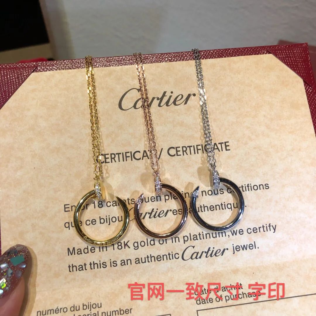 Cartier Juste un Clou Luxury designer Luxury designer temperament necklace jewelry woman | DHGate