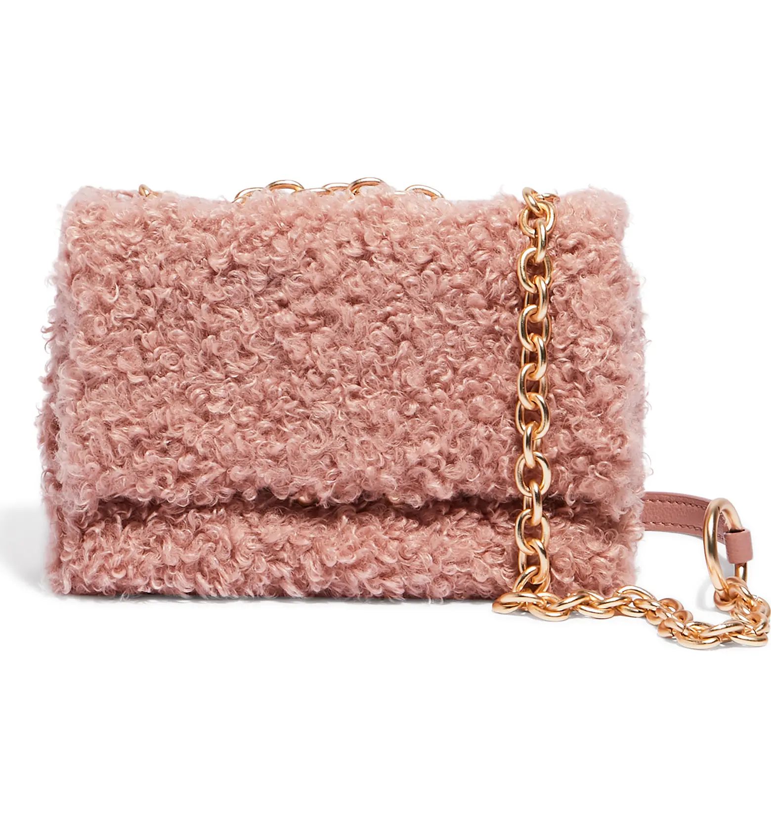 HOUSE OF WANT H.O.W. We Slay Small Faux Shearling Shoulder Bag | Nordstrom | Nordstrom