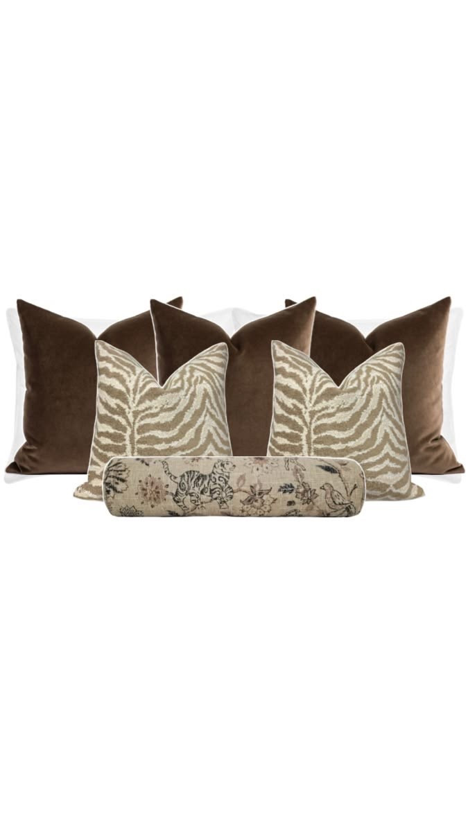 Brown / neutral patterned pillow combination #homedesign #interiordesign #home #interior #homeinspo #interiorinspo

#LTKHome #LTKU