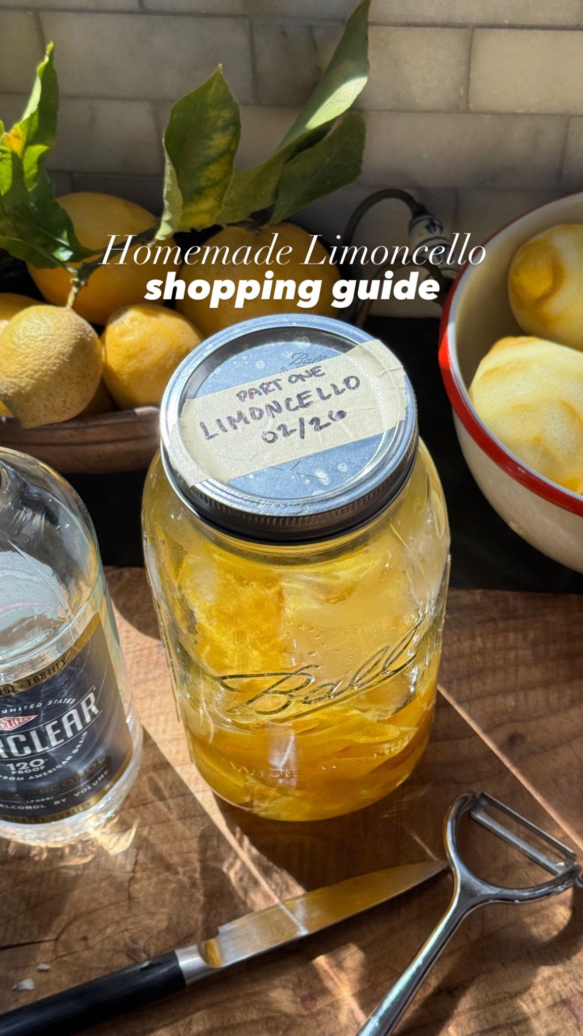 Homemade Limoncello Shopping Guide 

#LTKSeasonal #LTKParties #LTKHome