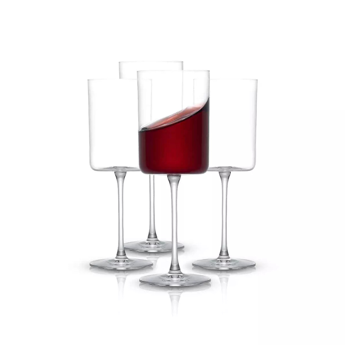 JoyJolt Claire Crystal Red Wine Glasses –  Set of 4 - 14-Ounce Wine Glass Set | Target
