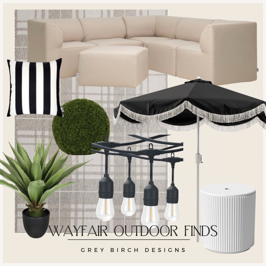 #ad Some of my favorite outdoor @Wayfair finds #wishyouwerehere #outdoor #Wayfair #WayfairPartner

#LTKHome #LTKSeasonal