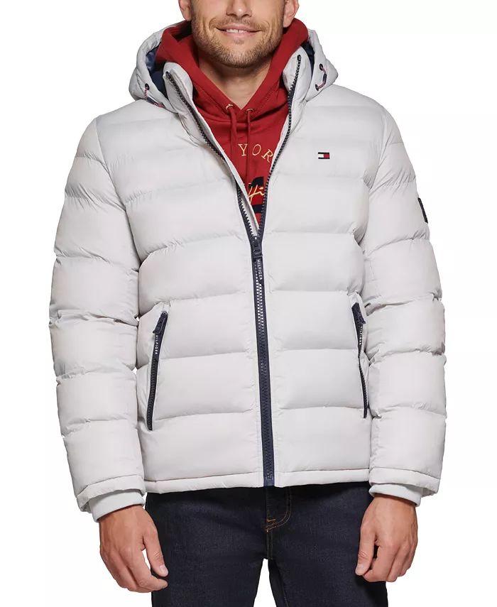Tommy Hilfiger Men's Quilted Puffer Jacket, Created for Macy's - Macy's | Macy's