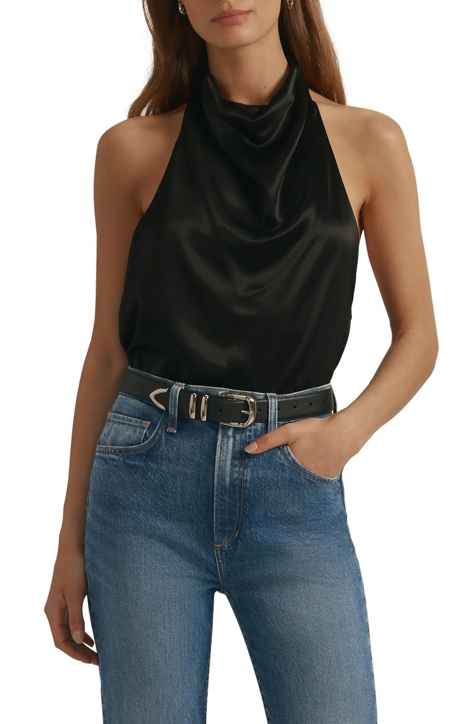 The Ladies Night Satin Halter Top | Nordstrom