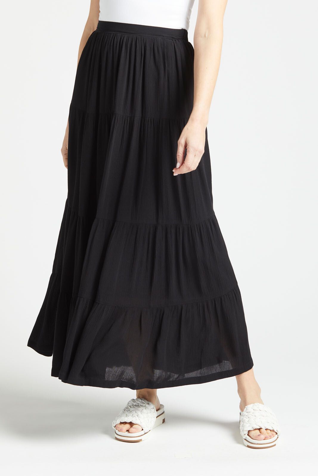 Z SUPPLY Tiered Maxi Skirt | EVEREVE | Evereve