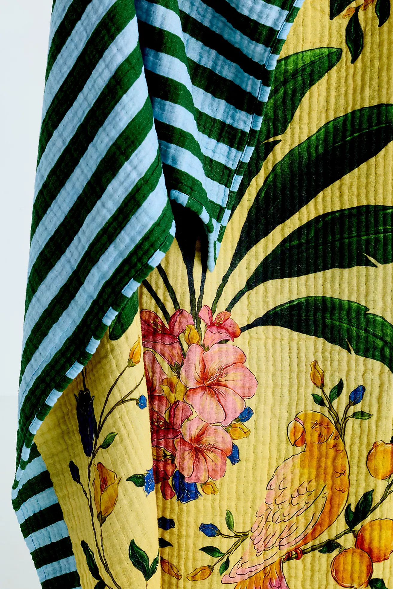 Farm Rio x Anthropologie Cotton Printed Throw | Anthropologie (US)