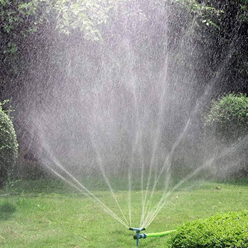 Garden Sprinkler, 360 Degree Rotating Lawn Sprinkler Large Area Coverage - Adjustable, Weighted G... | Amazon (US)