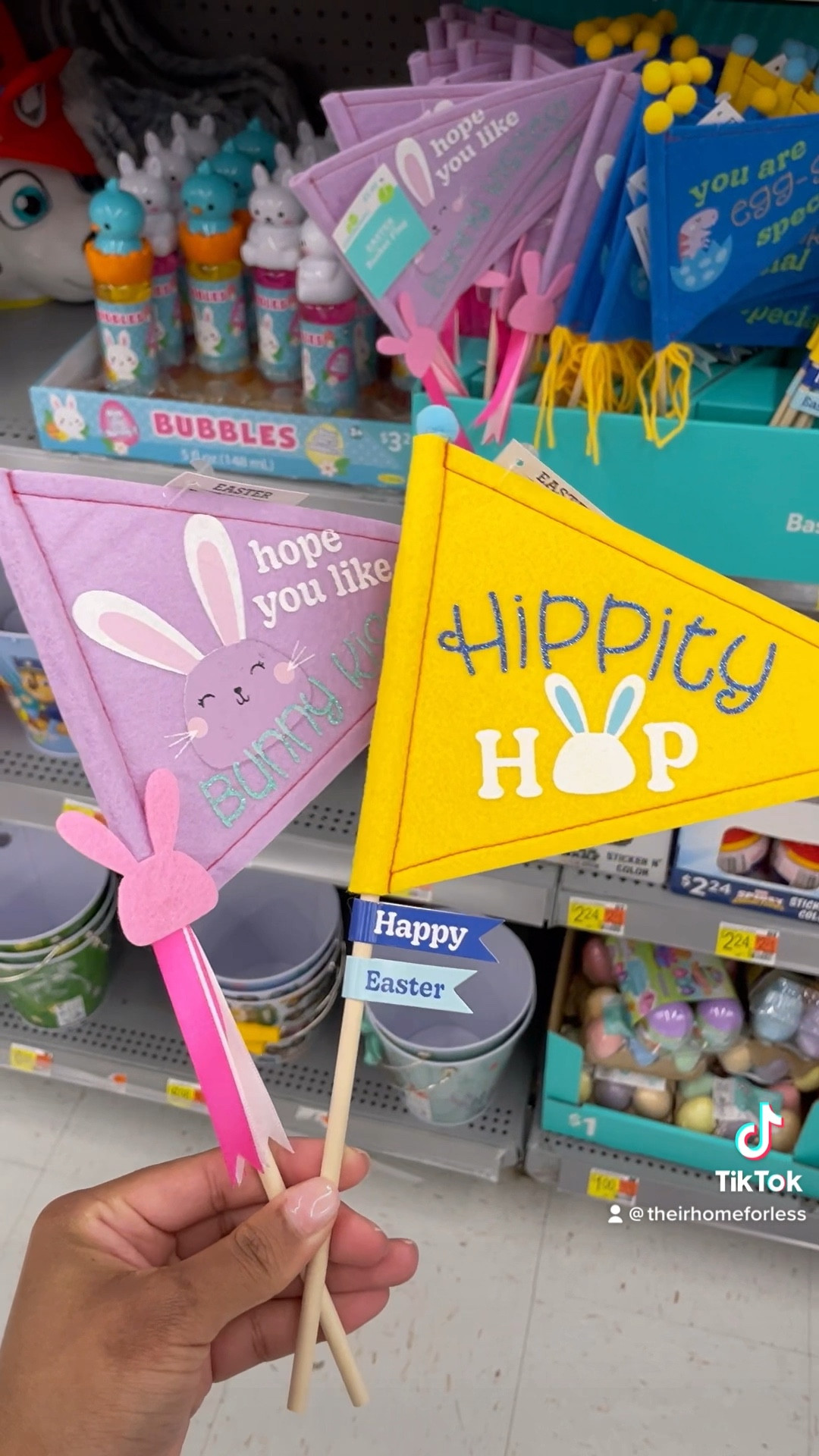 I found the most adorable flags for Easter baskets at Walmart! There are 3 smaller pennants for $1.48 and 4 larger versions for $2.98! Linking the small ones in profile 🐣

#walmart #walmarthome #walmartfinds #walmartclearance #asmr #shopping #shopwithme #aesthetic #homedecor #bohostyle #modernfarmhouse #modernhome #kitchendecor #hobbylobby #fashion #walmartfinds2023 #apartmentdecor #hobbylobbyclearance #homegoods #affordablefashion #trending #porchdecor #planters #tmaxx #homegoods #affordablehomedecor #shoppinghaul #entrywaydecor #dormdecor #target #targetfinds #plantparent #plantmom #plantdad #plantlovers #indoorplants #viral #gardening #consoletable #backtocollege #bedroomdecor #livingroomdecor #shelfstyling #homestyling #neutraldecor #easter #easterdecor #spring #springdecor #easterbasket #easteregghunt 

#LTKhome #LTKbaby #LTKkids