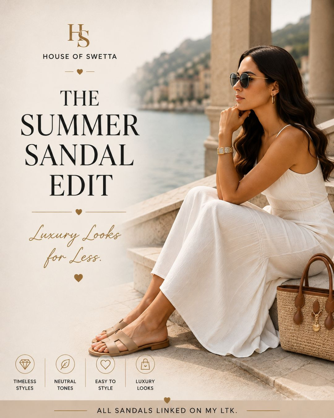 The Summer Sandal Edit ☀️🤍

6 timeless pairs for every summer plan—from everyday slides and woven raffia to elegant heels and effortless espadrille wedges.

I curated these with neutral tones, easy silhouettes, and effortless styling in mind—pieces you can wear on repeat all season long.

✨ Shop all 6 below and find your favorite. 👡🤎

Which pair are you adding to your summer wardrobe? 

 #LTKvlog #LTKSeasonal #LTKActive