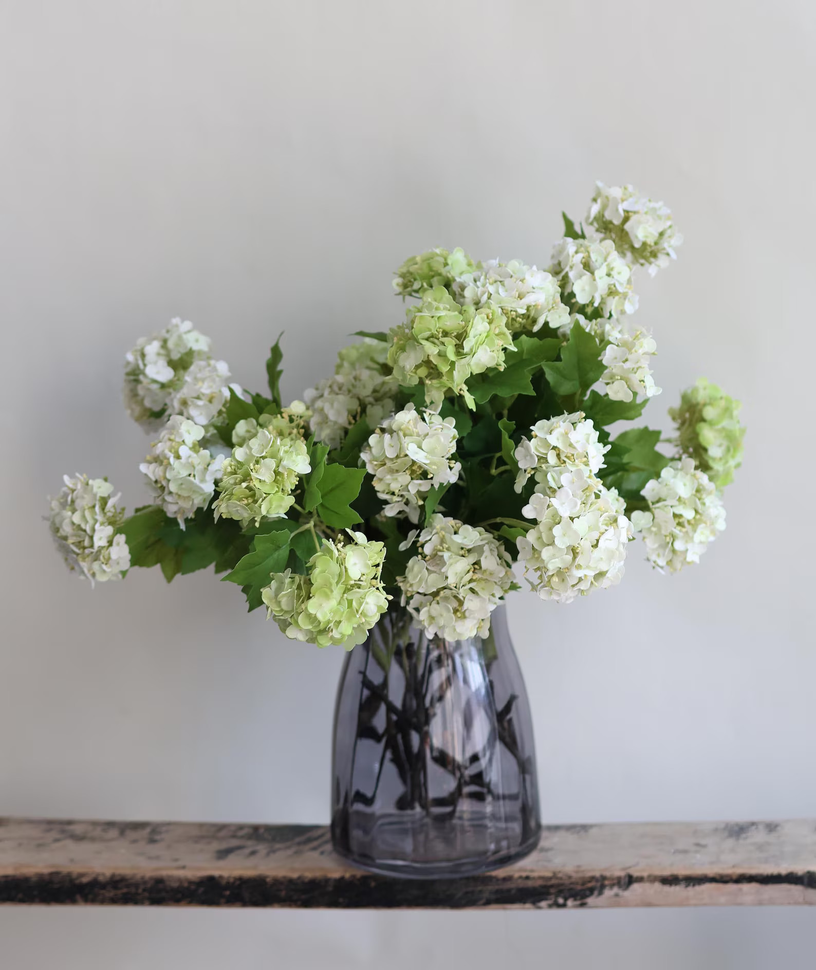 25" Faux Snowball Flower in Cream/green, Real Touch Flowers, Faux Botanicals, DIY Florals, Weddin... | Etsy (US)