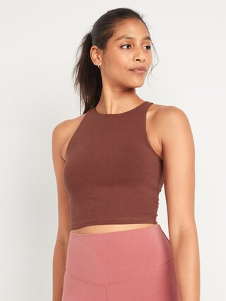 Light Support PowerChill Longline Sports Bra Tank for Women | Old Navy (US)
