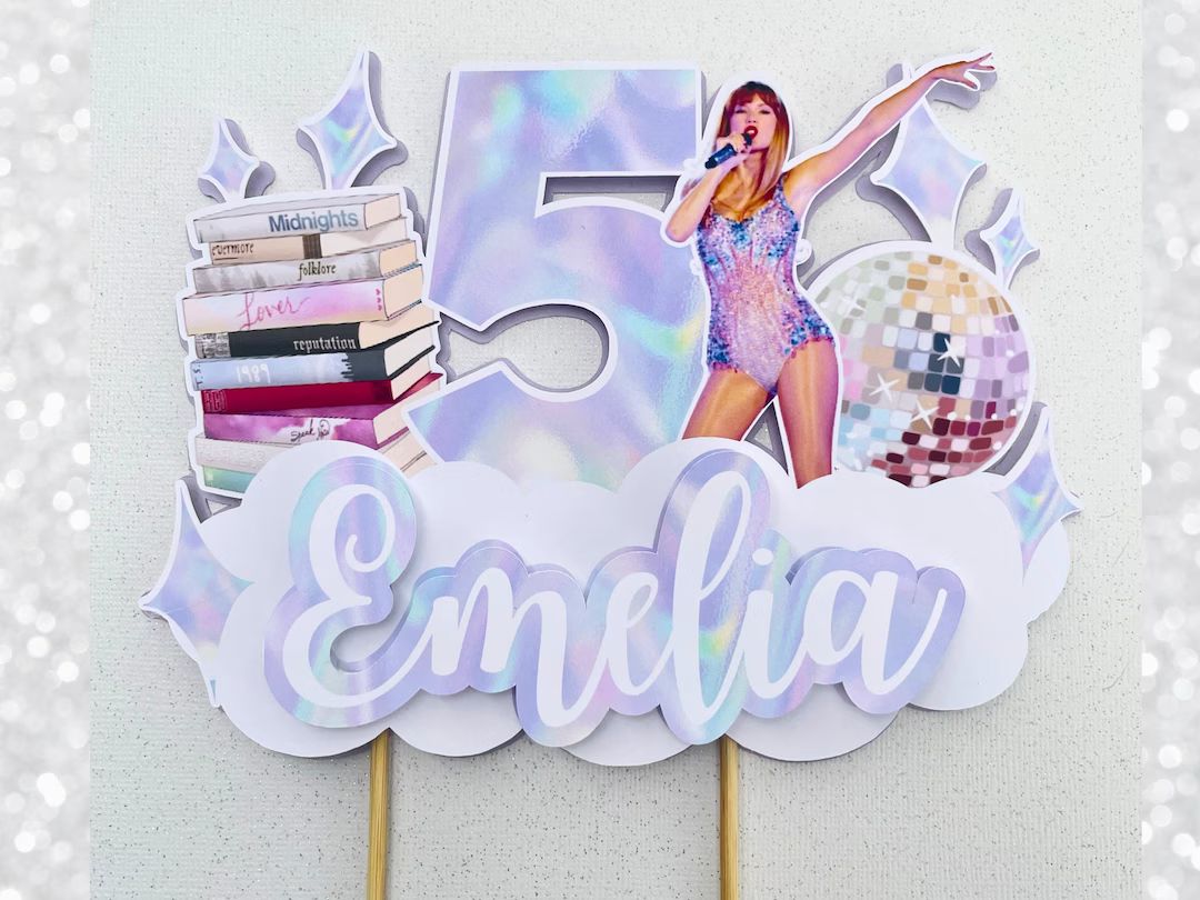 T Swift Birthday Party Decorations, T Swift Cake Topper, Eras Tour Party - Etsy | Etsy (US)