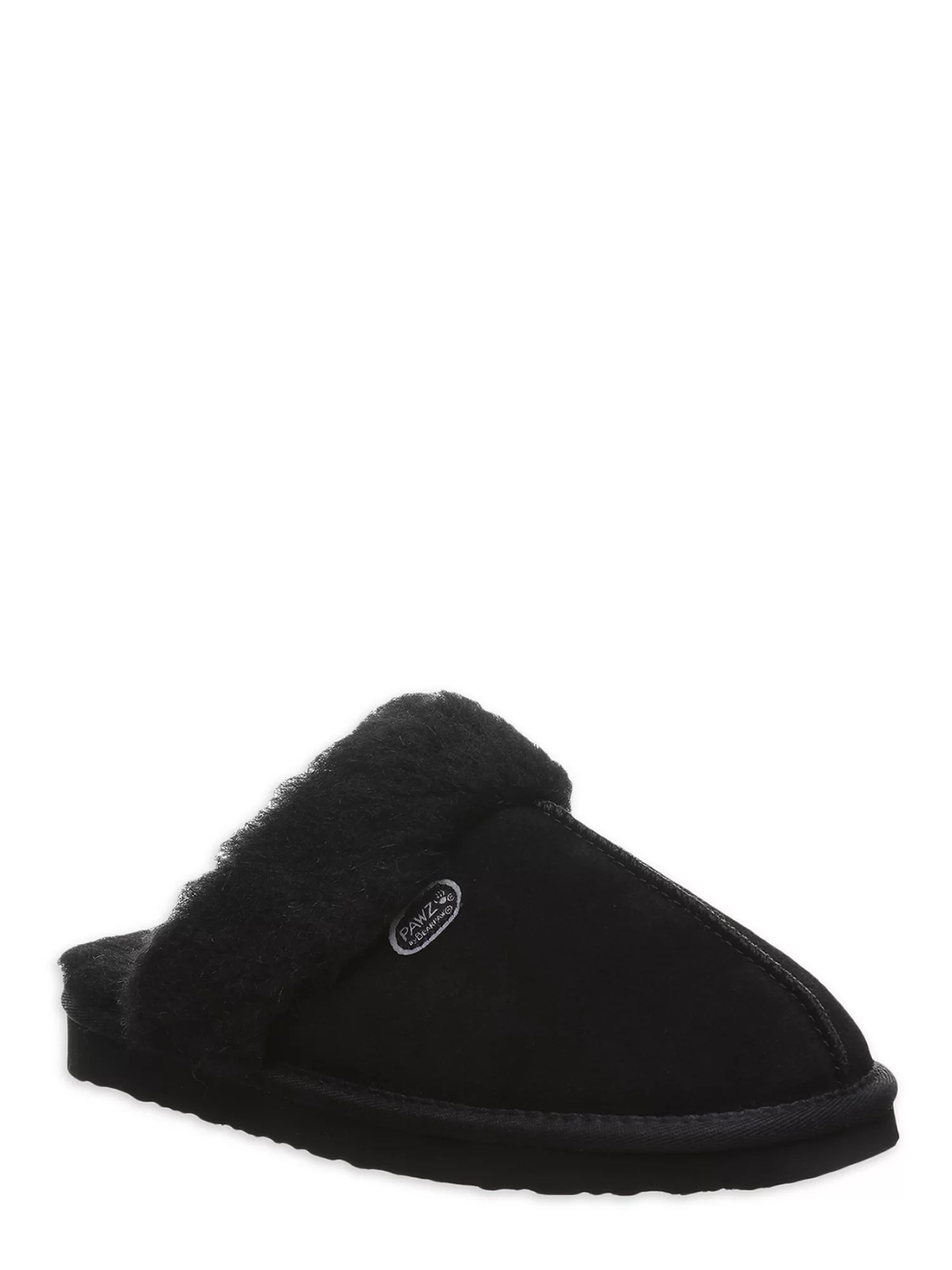 Pawz by Bearpaw Women's Mackenzie Suede Scuff Slipper - Walmart.com | Walmart (US)