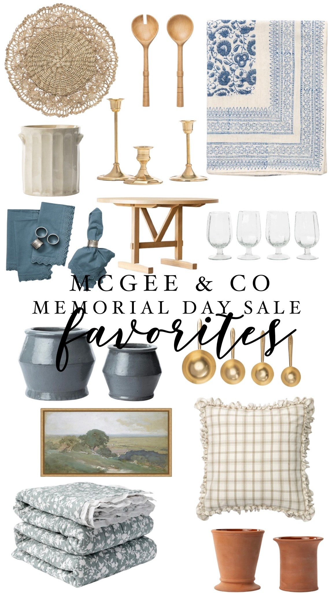 Have you shopped the McGee & Co sale yet?! I already have my packages on the way! Here are some of my favorite home decor pieces from the sale.

Vase | Pot | pillow | art | crock | quilt | napkins | linen | designer home decor | studio mcgee | glasses | table cloth | entertaining

#LTKHome #LTKSaleAlert #LTKSeasonal
