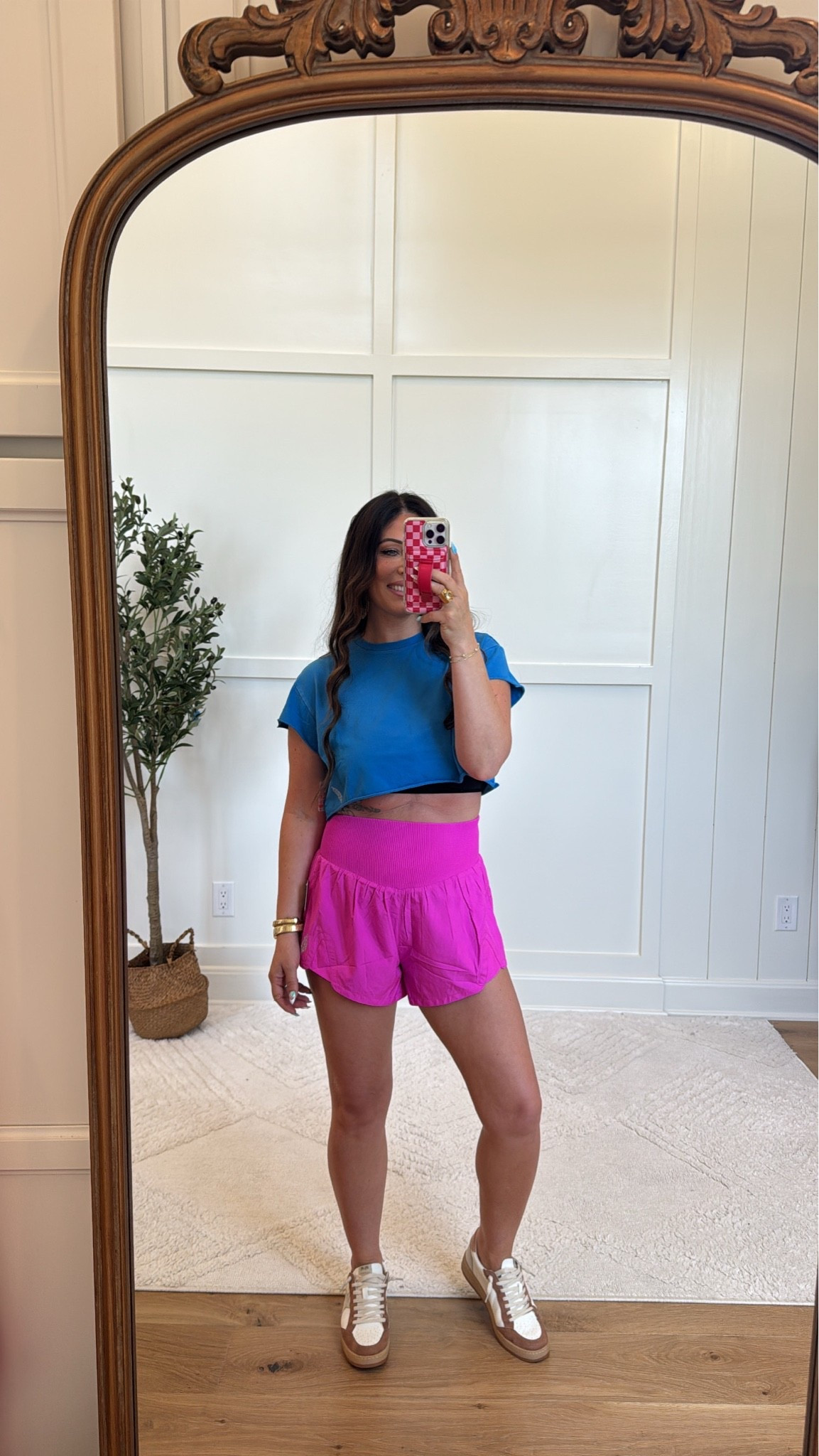 This color combo has me OBSESSED 💙💖 The sporty shorts + cropped tee are giving fun summer energy and I’m here for it ☀️ Cute enough for errands, comfy enough for all day wear! 

#LTKActive #SummerOutfit #ColorfulStyle #CasualLook #AthleisureWear #OOTD #WeekendStyle #FashionFinds

#LTKdayinmylife #LTKootd #LTKmomlife