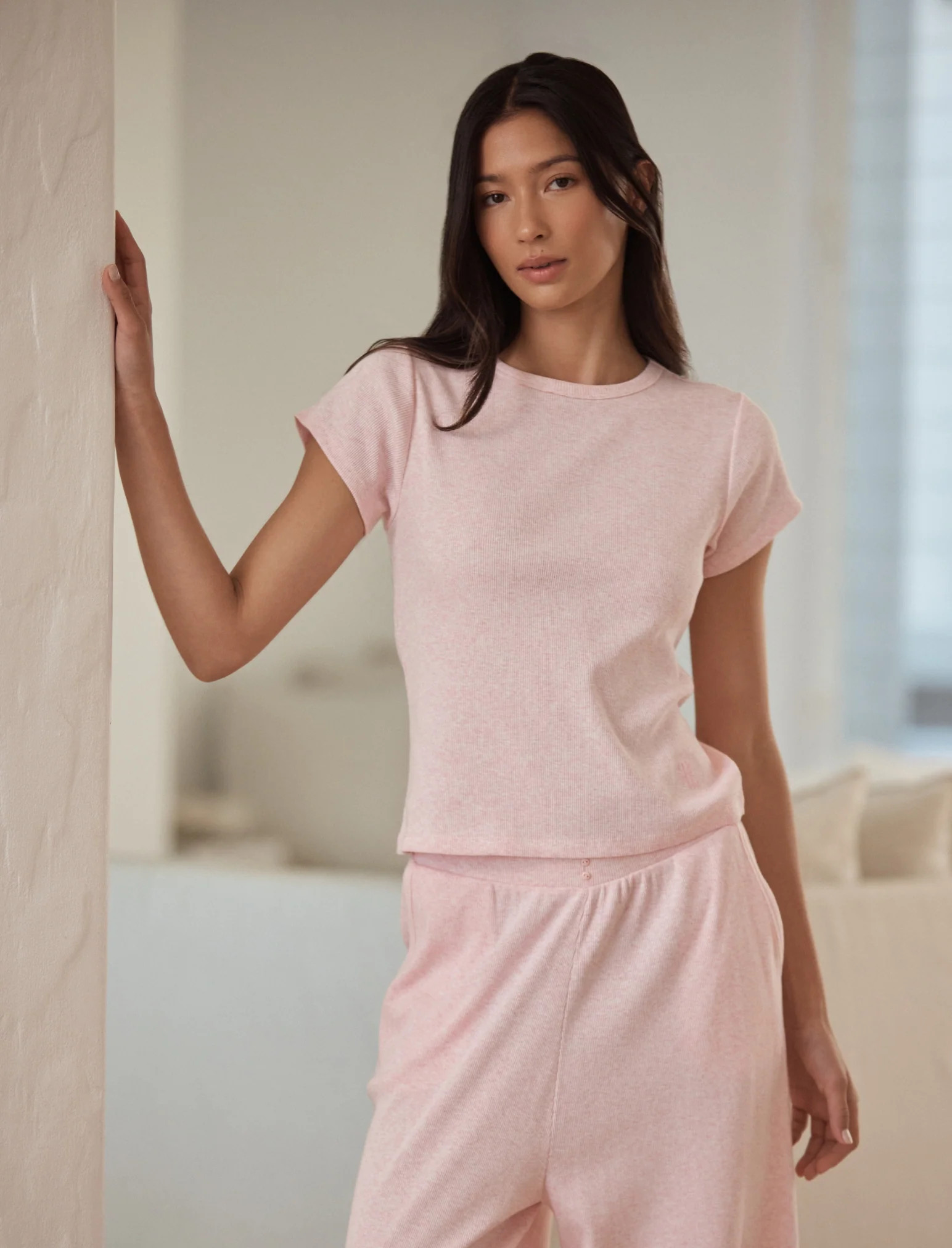 Soft Baby Rib Tee | Papinelle Sleepwear US