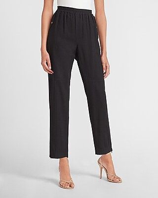 High Waisted Zip Ankle Utility Jogger Pant | Express