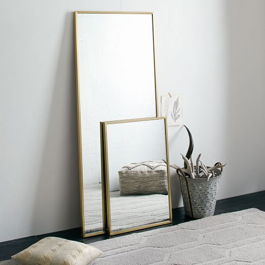 Metal Framed Floor Mirror | West Elm (US)