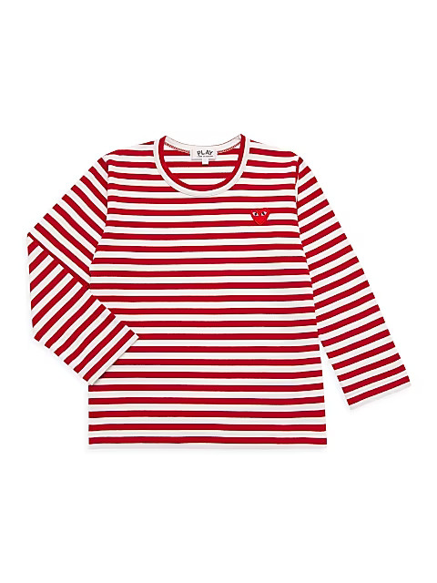 Little Kid's Play Kids Striped Logo Shirt | Saks Fifth Avenue