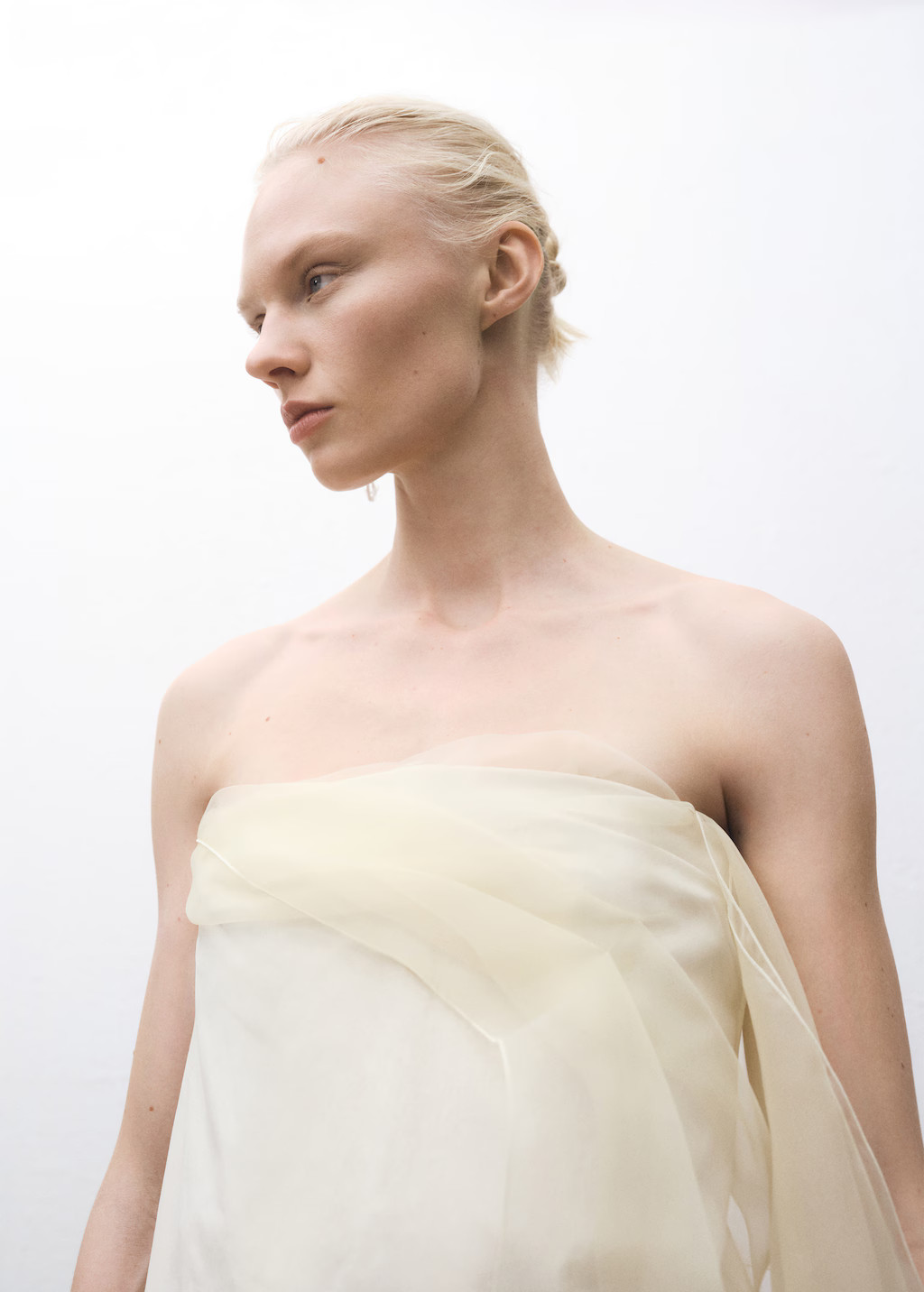 Short chiffon combined dress - Women | MANGO USA | Mango (US/MX/AU)