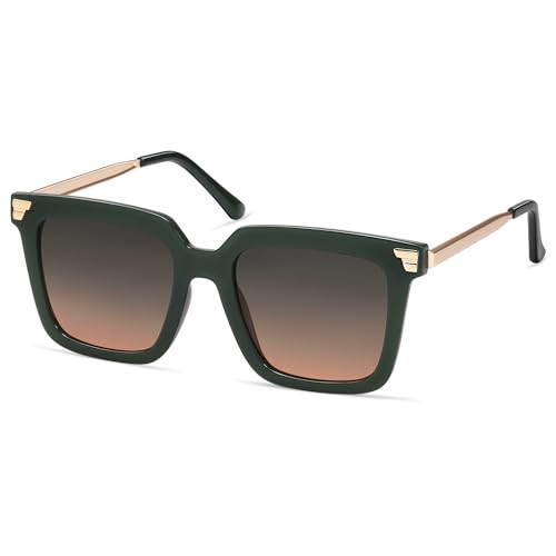 SOJOS Retro Oversized Square Sunglasses for Women Trendy Vintage Shades Classic Big Sun Glasses U... | Amazon (US)