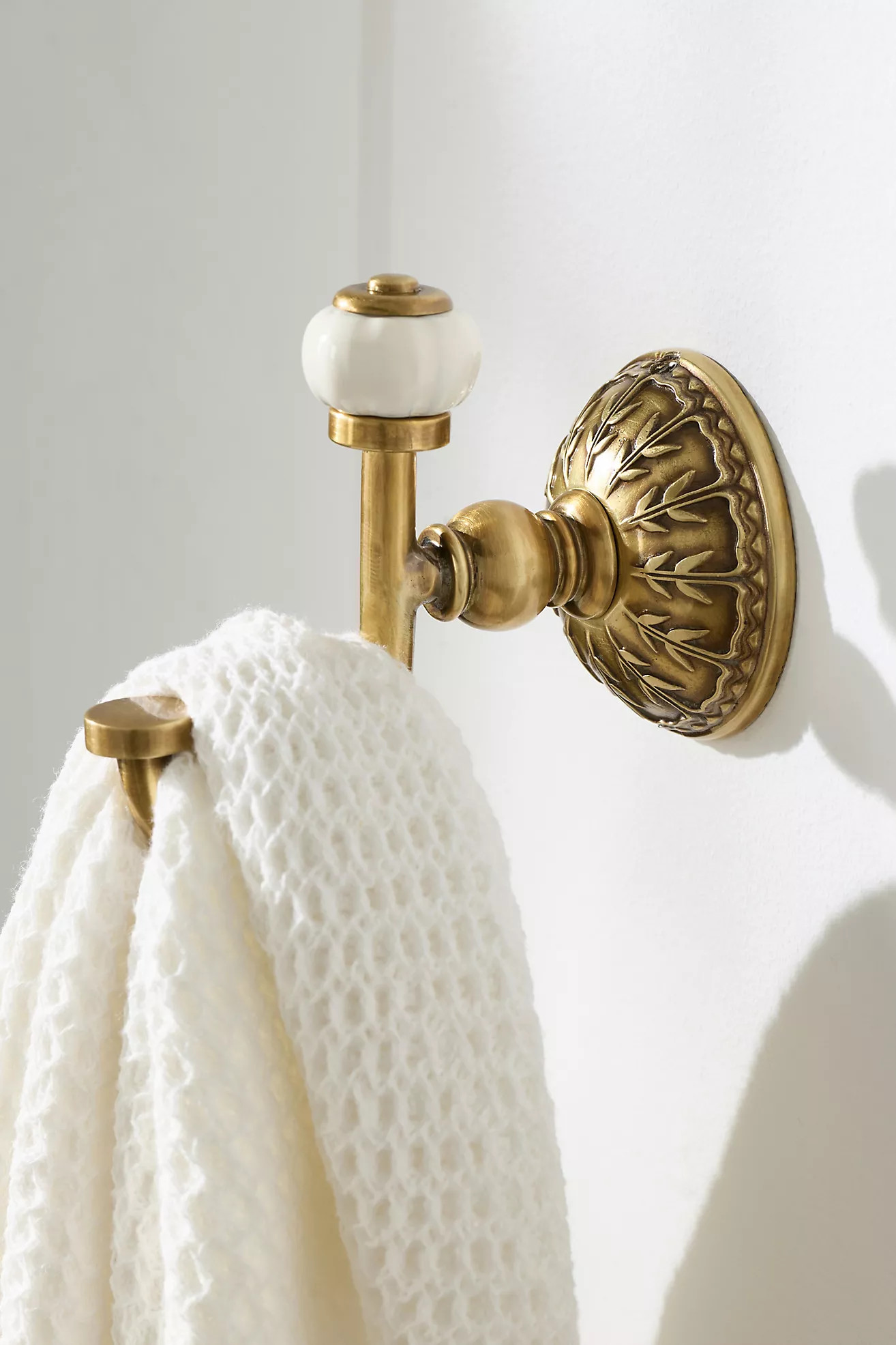 Eloise Brass Bath Hook | Anthropologie (US)