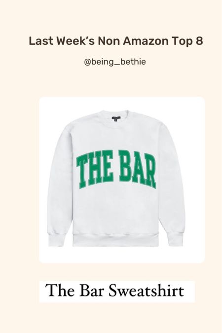 Best sellers 
Bar sweatshirt 
Sweatshirt 


#LTKOver40 #LTKStyleTip #LTKFindsUnder100