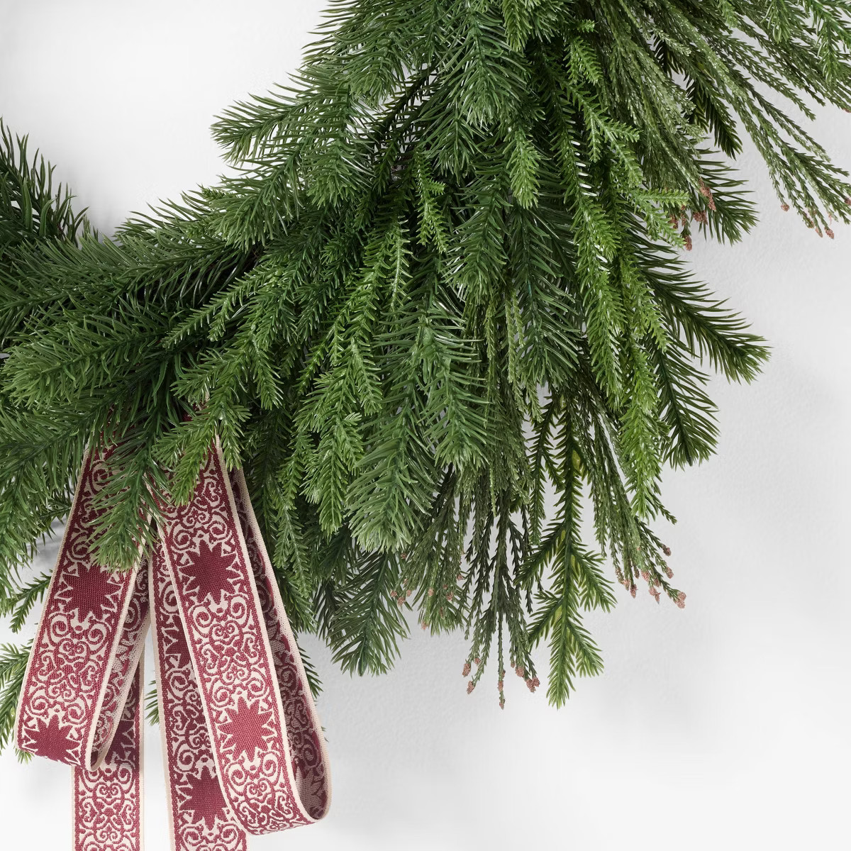 26" Fresh Cut Pine Holiday Wreath - Threshold™ designed with Studio McGee | Target