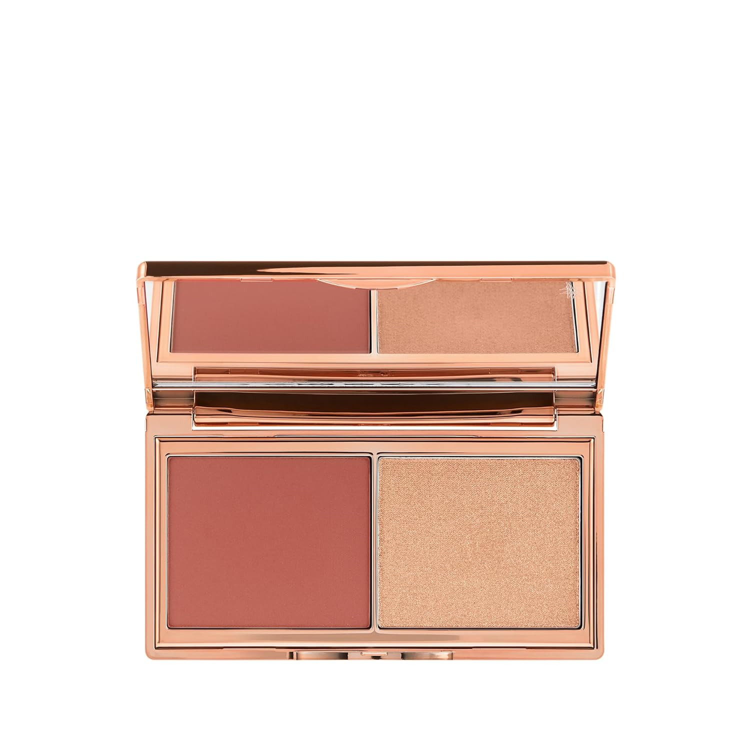 Charlotte Tilbury Mini Hollywood Blush & Glow Glide Palette, Powder Blush & Highlighter Compact, ... | Amazon (US)