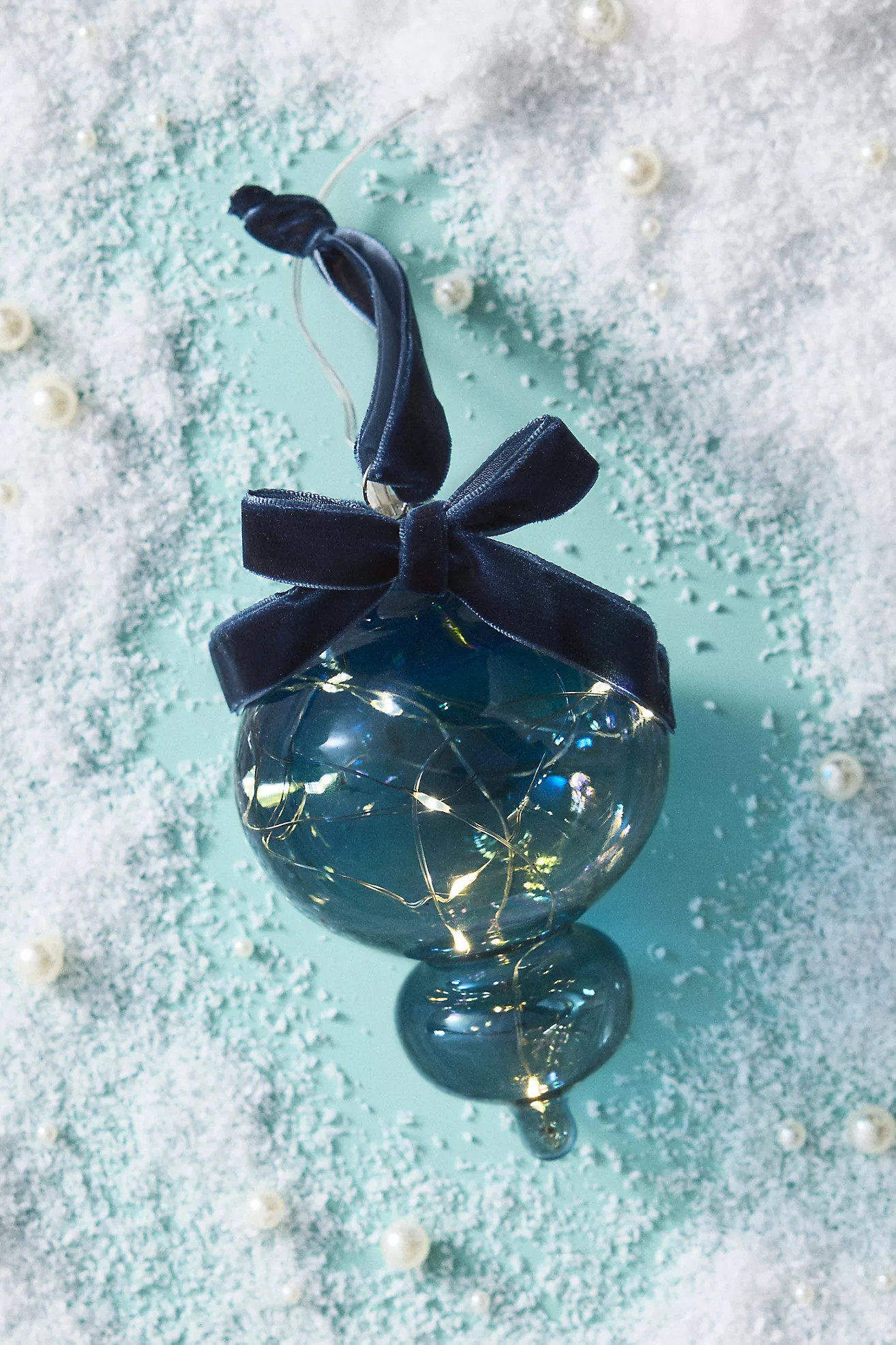 Stellar Glass Light-Up Ornament | Anthropologie (US)