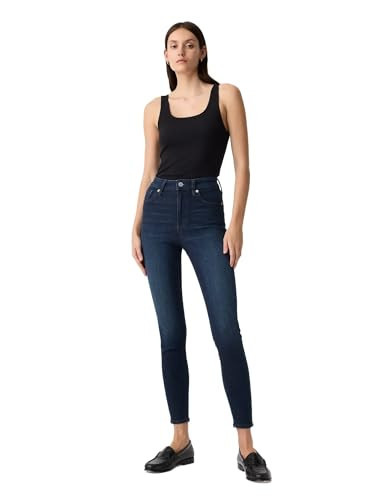 GAP Womens High Rise Legging Dark Wash 28 Long | Amazon (US)