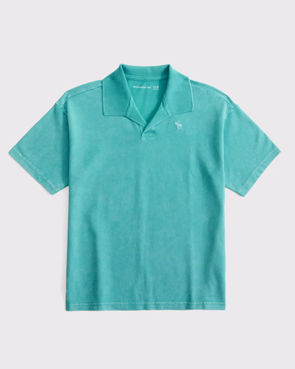johnny collar icon polo | Abercrombie & Fitch (US)