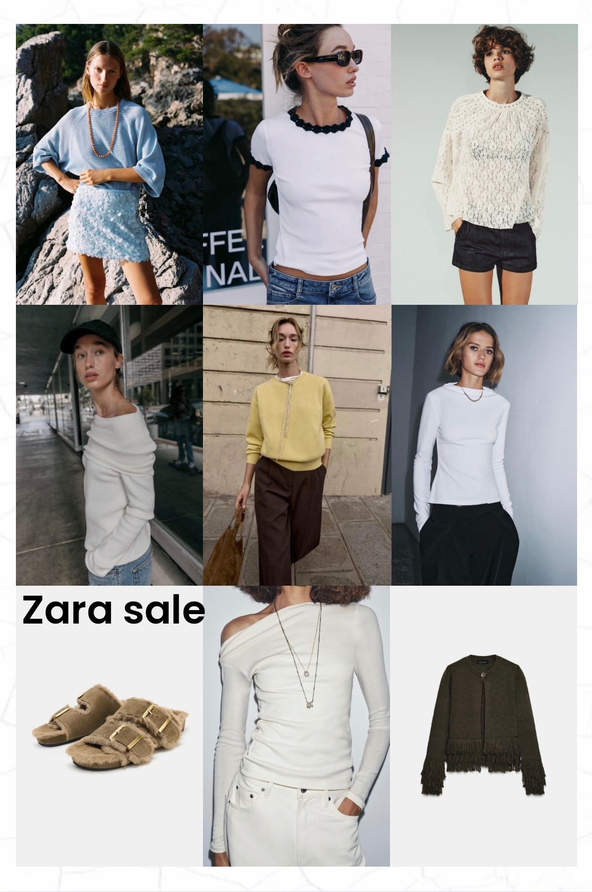 Zara sale picks. 


#LTKSeasonal #LTKSaleAlert