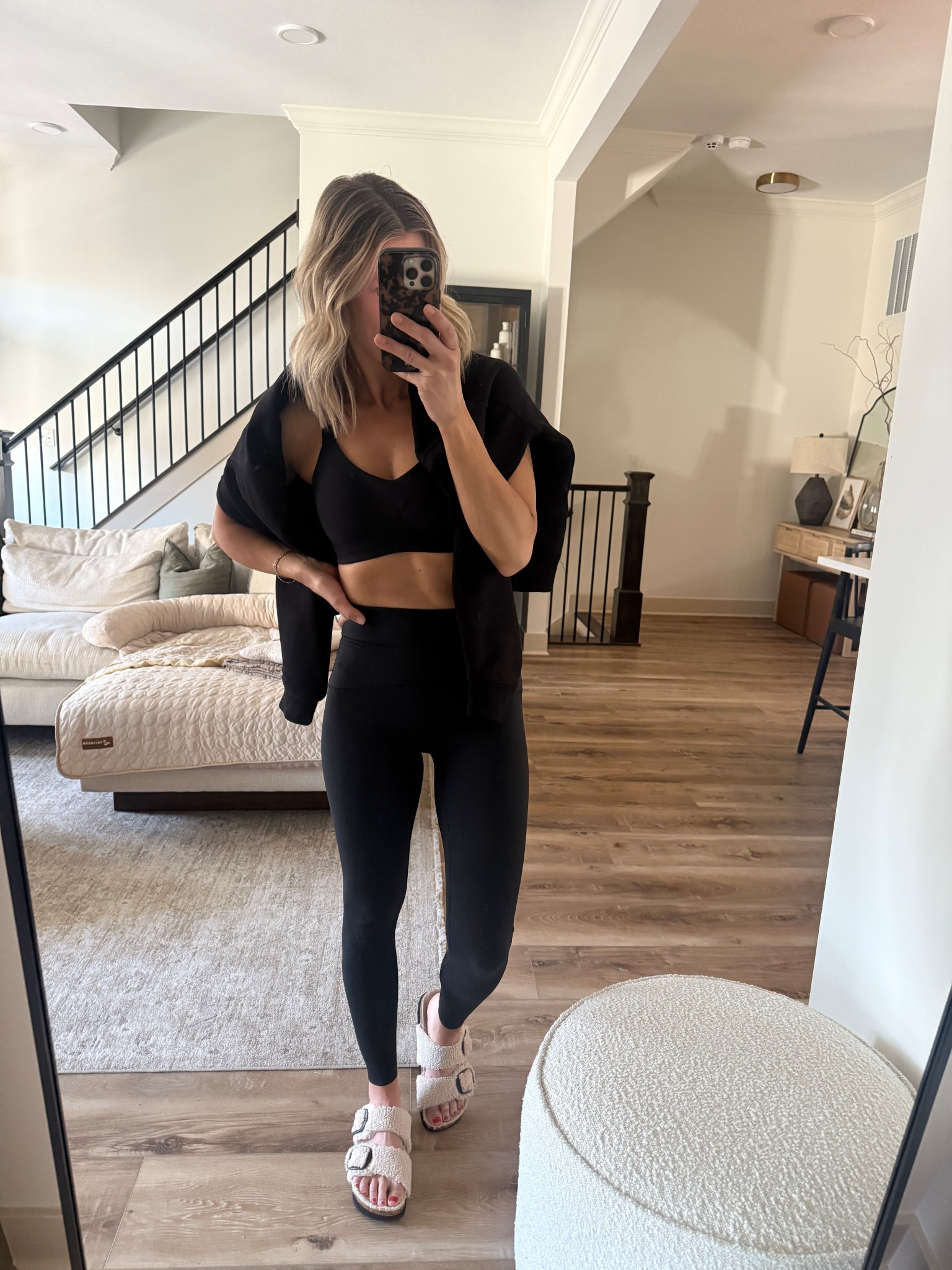 Wearing small leggings (full length), small sports bra, small sweatshirt, sandals tts

Spanx Code: LAWXSPANX (first time customers)

#LTKActive #LTKOver40 #LTKfitnessgoals